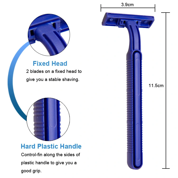 Twin Blade Disposable Razor for Men Wholesale Shaving Razor